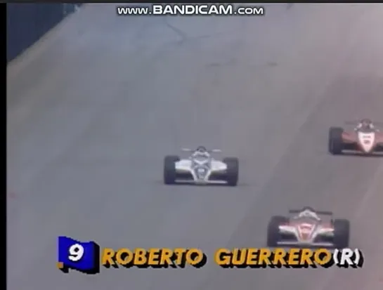 1984 Indianapolis 500 Roberto Guerrero spun off