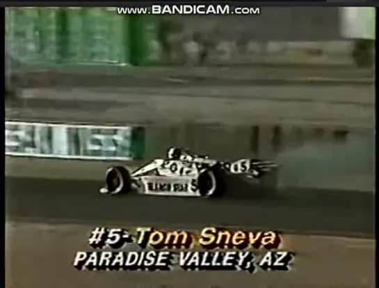 Indycar (CART) - 1983 Las Vegas Grand Prix Том Снева. сгорел мотор