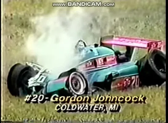 Indycar (CART) - 1983 - Michigan 500 Gordon Johmcock & Kevin Cogan crash