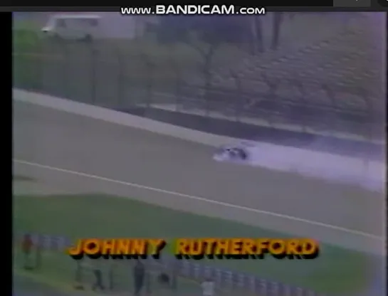 1983 INDIANAPOLIS 500  Johnny Rutherford crash