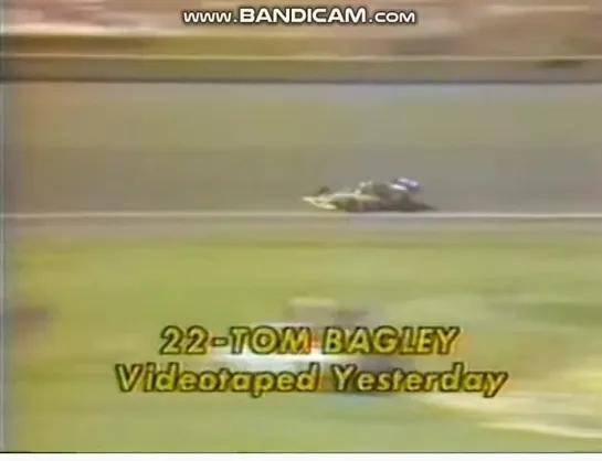 1978 USAC Trenton 200 Indy Car Tom Bagley crash