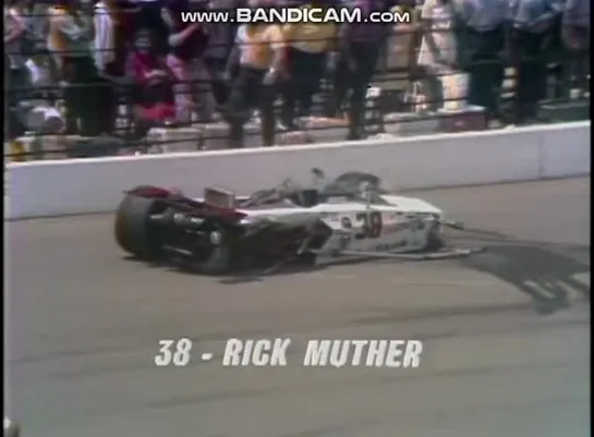 1971 Indy 500 Rick Muther & David Hobbs crash