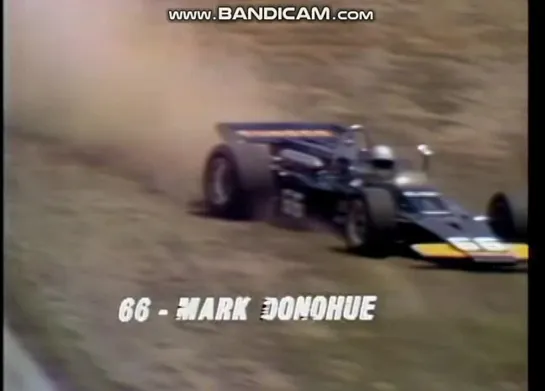 1971 Indy 500 Mark Donohue spun off