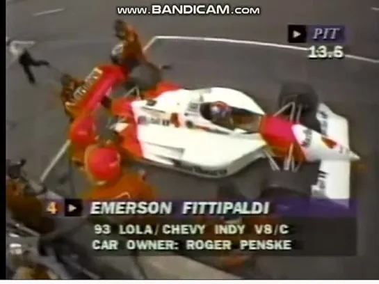 1993 CART IndyCar Toronto Fittipaldi & Fabi crash