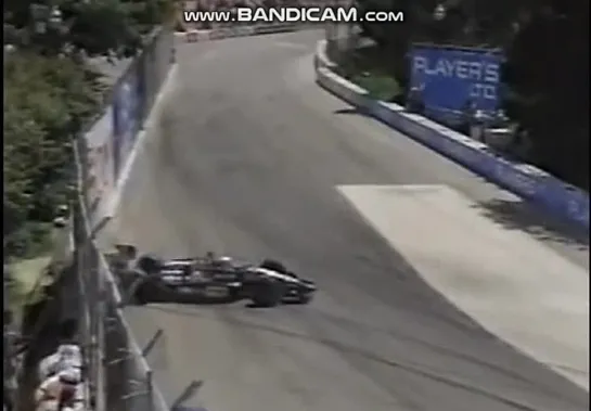 1993 CART IndyCar  Toronto Andrea Montermini crash