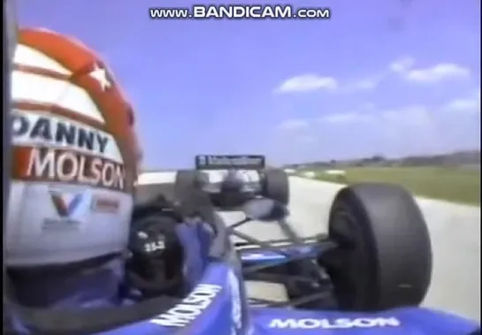 1993 CART IndyCar Cleveland Grand Prix, Al Unser-jr, Danny Sullivan crash