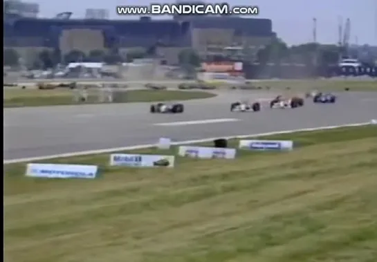 1993 CART IndyCar Budweiser Cleveland Grand Prix Big crash Willy Ribbs, Roberto Guerrero, Bobby Rahal