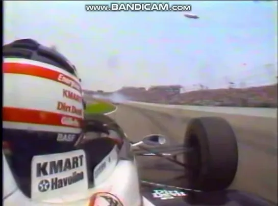 1993 INDIANAPOLIS 500. Jeff Andretti & Roberto Guerrero crash