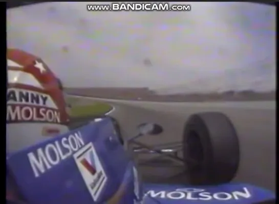 1993 INDIANAPOLIS 500 Danny Sullivan crash