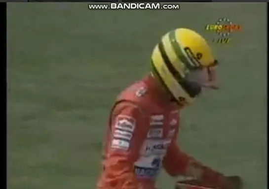 Imola-90, Senna spun off