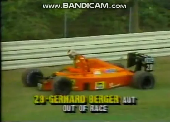 Ger-89, Gerhard Berger, crash version 1