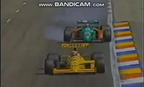 France-89, Nannini crash