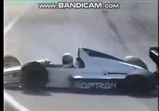 Imola-89, Stefano Modena Brabham-Judd, crash