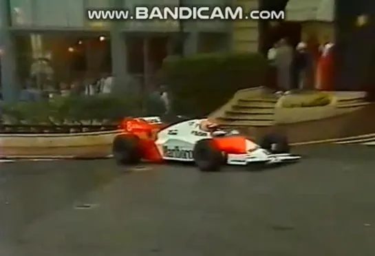 Niki Lauda, Aus, Mclaren, Monaco-84, spin