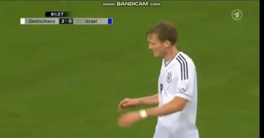 Germany vs Israel 2-0 Andre Schurrle goal [31st May 2012]