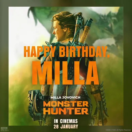 Monster Hunter - Happy Birthday Milla