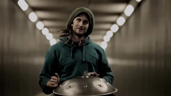 Solo Hang Drum in a Tunnel _ Daniel Waples - Hang in Balance _ London - England