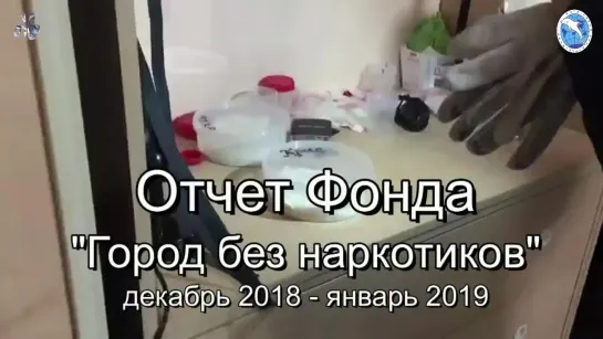 Отчет Фонда Город без наркотиков декабрь 2018-январь 2019