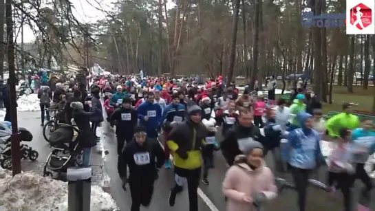 Пробег трезвости 1 января 2019 в г.Гродно. Более 400 участников