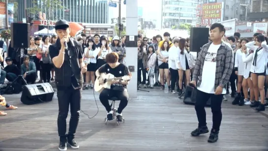 [PERF] [09.05.15] Guerilla Street Concert in Sinchon - All i do (original by Stevie Wonder) (cover)