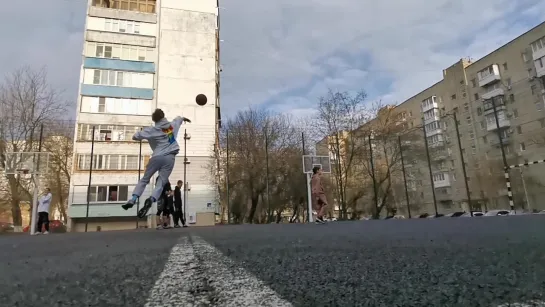 🏀 Очень дальний бросок))) Basket by grADZor 2023.03.08