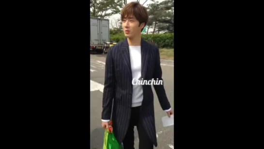 Jung Il Woo at filming 'Cinderella and Four Knights'