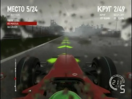 F1 2010 Test Bahrain Grand Prix 5 laps -Driver-saNEkk- Game Pilot-> F.Massa