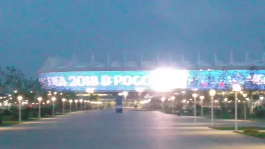 Fifa World Cup "ROSTOV ARENA" Stadium 2018 за 2 дня до ЧМ новый стадион (вечером)