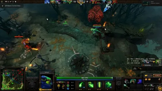 DOTA2, #saNEkk "Ember fail" Он думал ТП от вайпера всегда спасёт XD