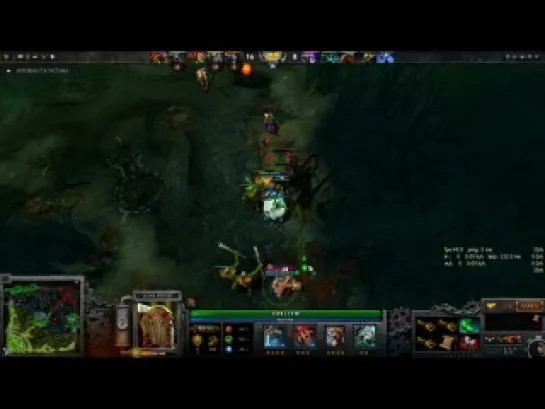 DOTA2, #saNEkk, Mad Lone Druid, macro skillz (hard lane)