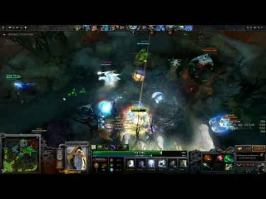 DOTA2, #saNEkk KoTL quad kill