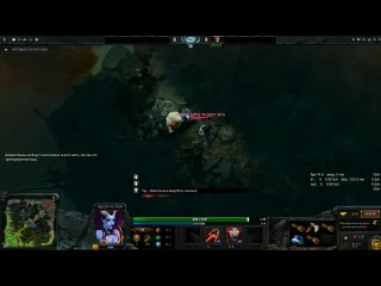 DOTA2, QoP jungles farm strat by #saNEkk