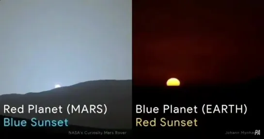 Red Mars vs Blue Earth @ Blue SunSet vs Red SunSet