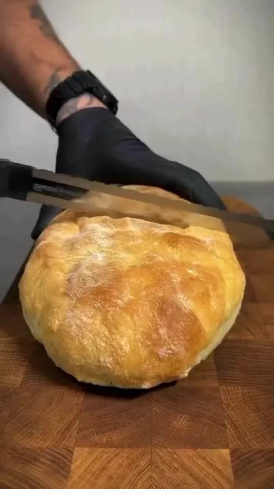 Чиабатта хлеб без замеса🍞