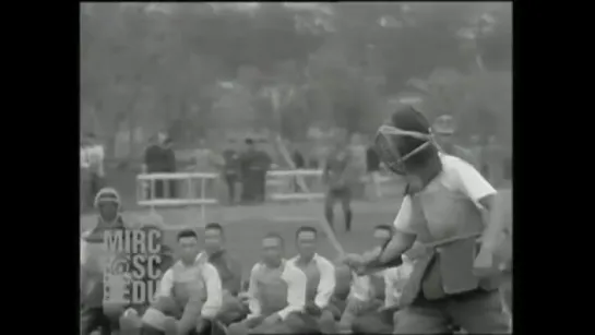 1934 Chinese Sabre versus Bayonet Fencing - Nanjing -China