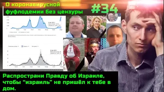 #34 Правда об Израиле ставит крест на эффективности массовой вакцинации. Очередной вал трупов в РФ