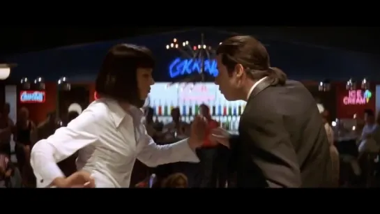 Pulp Fiction - Quentin Jerome Tarantino 1994 (Dance ♫ John Joseph Travolta & Uma Karuna Thurman)