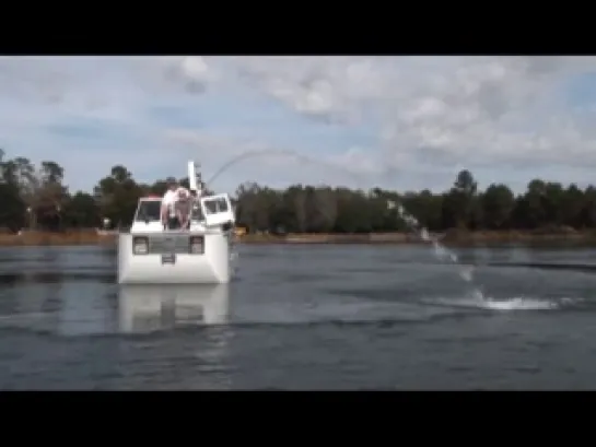 Amphibious Responder fire pump on board