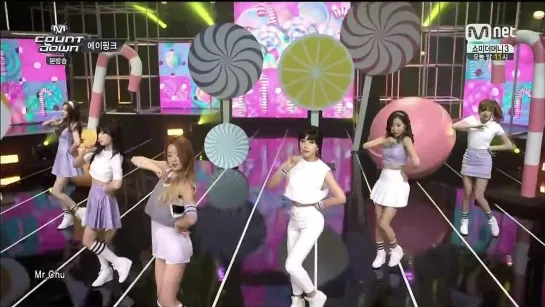 [PERF] A PINK - NONONO + Mr. Chu (ON STAGE) (140710 MNET "M!COUNTDOWN: GIRLS GIRLS GIRLS")