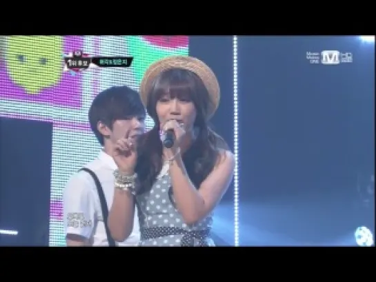 [PERF] Huh Gak & Jung EunJi - 짧은머리 (Short Hair) (130613 M!Countdown)