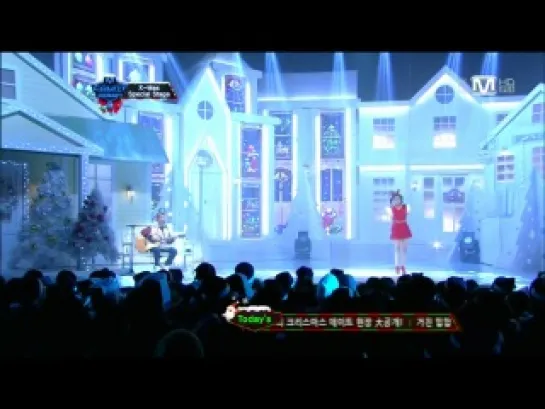 [PERF] A Pink (Bomi) - Santa Baby: MC Christmas Special (111222 M!Countdown)