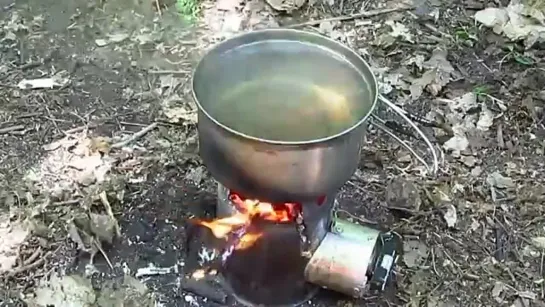 Туристическая печь с турбо. надувом