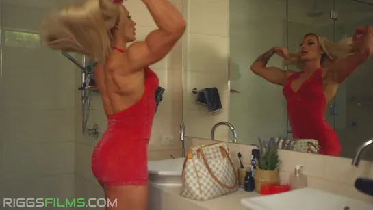 Muscle Barbie Gabrielle Lyons - The Wrong House #blonde #bigtits #muscle #big titis #highheels #fetish #high heels