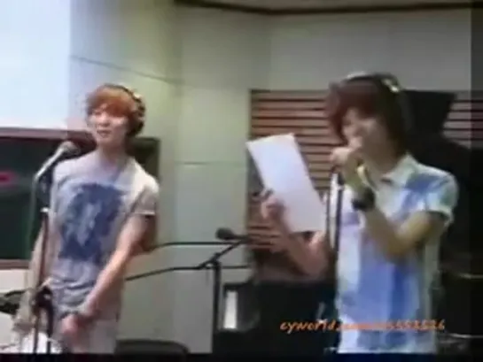 SHINee Cover  --  Girls' Generation - Gee -- 090610 Chinchin Radio