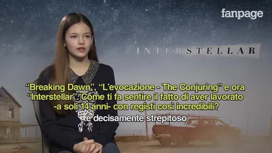 Interstellar, interviste a Jessica Chastain e Mackenzie Foy