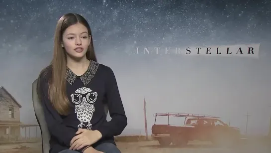 Interstellar -  Mackenzie Foy interview (London, European Première)