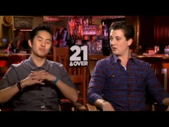 Justin Chon & Miles Teller '21 And Over' INTERVIEW