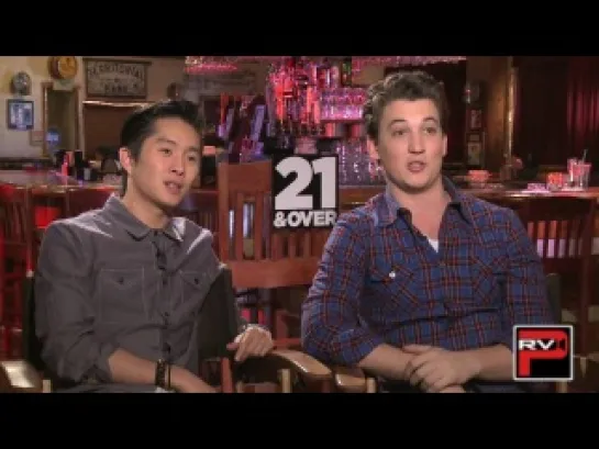 Justin Chon and Miles Teller Talk About Crazy Times on 21 & Over Set!