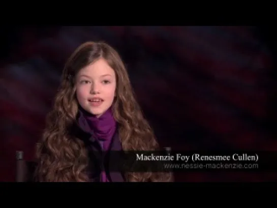 Mackenzie Foy Talks About Working with Kristen and Rob