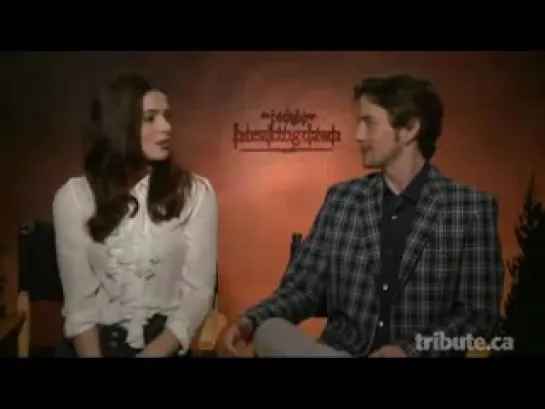 Ashley Greene  Jackson Rathbone Interview - The Twilight Saga Breaking Dawn - Part 1